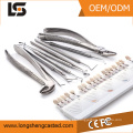 Instrumentos quirúrgicos de conjunto completo fórceps de extracción dental para el hospital